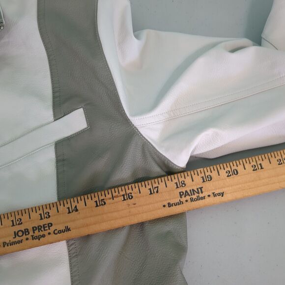 Women's Nike Jordan Classics Capsule 2.0 Faux Leather Jacket small new w… - Picture 4 of 6